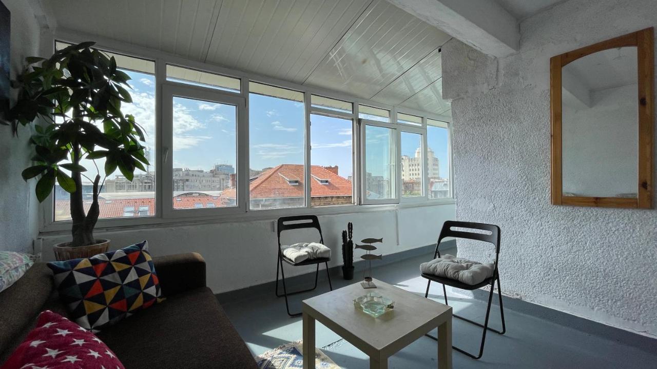 Terrace Balcony Downtown Delight Old Town Oasis City Center Universitate Square Old Town Boekarest Buitenkant foto